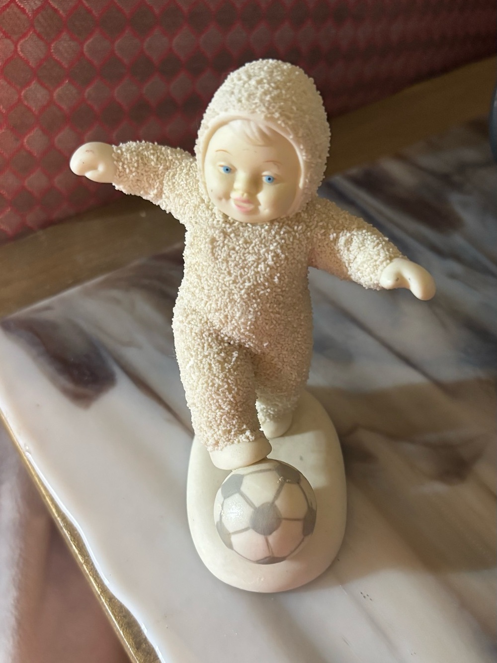 retired Department 56 Snowbabies Starlight Games "Score" figurine 1999 SCORE